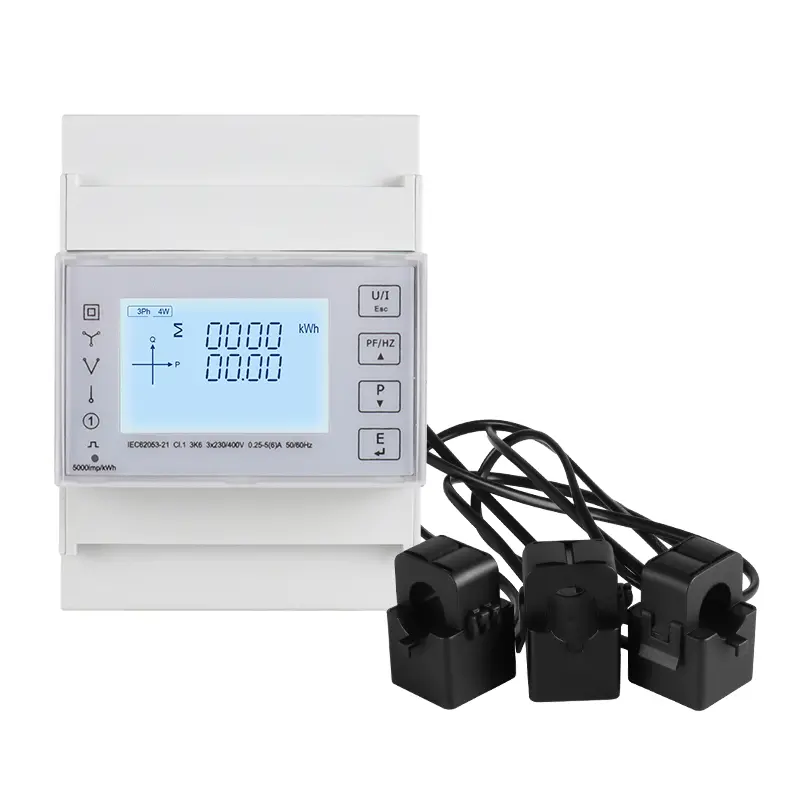 3P 4W High Precision Measurement Din Rail Energy Smart Meter